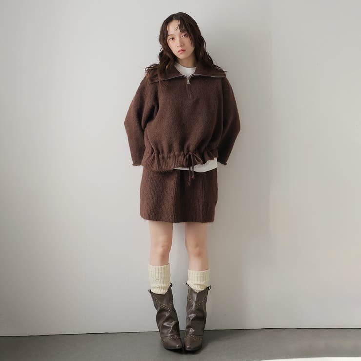 ニットセーターとショットパンツセット | Doula Doula | 詳細画像10 