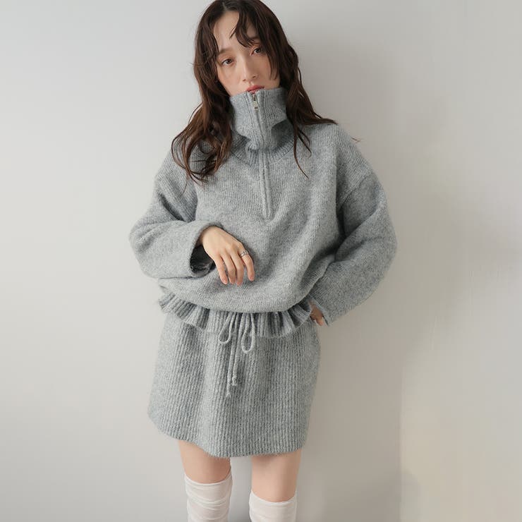 ニットセーターとショットパンツセット | Doula Doula | 詳細画像19 