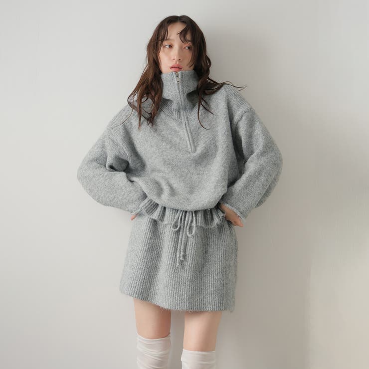 ニットセーターとショットパンツセット | Doula Doula | 詳細画像20 