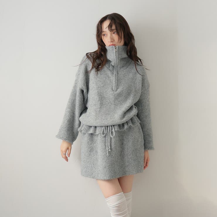 ニットセーターとショットパンツセット | Doula Doula | 詳細画像21 