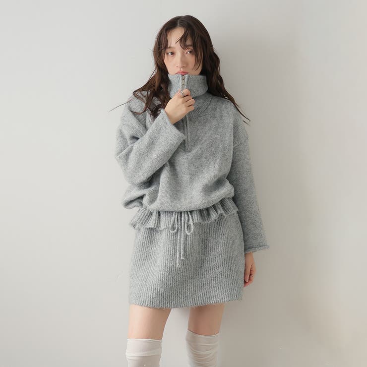 ニットセーターとショットパンツセット | Doula Doula | 詳細画像22 