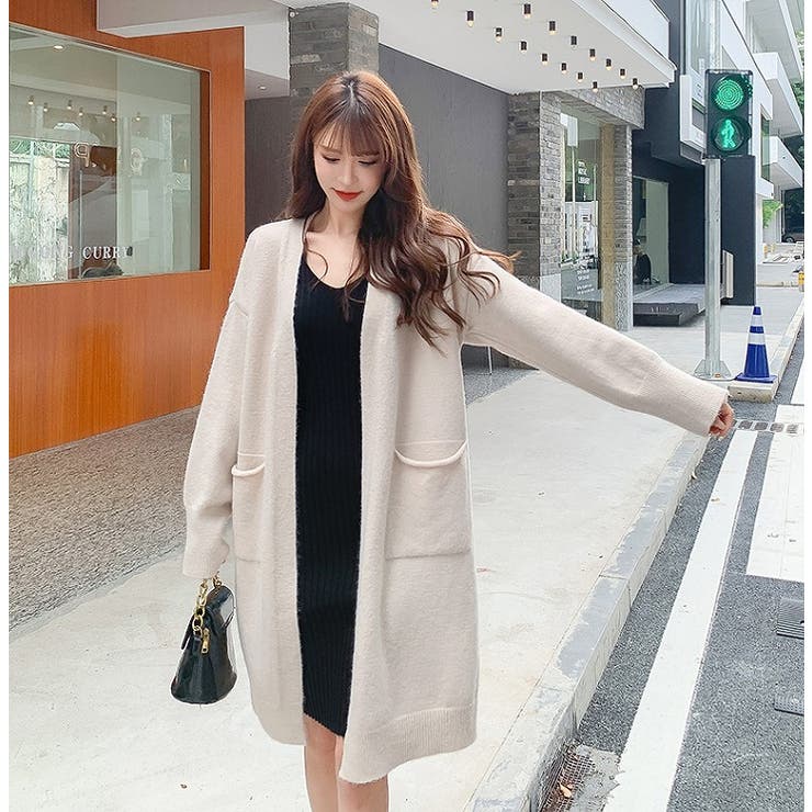 ポケット付きカーディガン 韓国fashion 品番 Douw Doula Doula ドゥーラドゥーラ のレディースファッション通販 Shoplist ショップリスト
