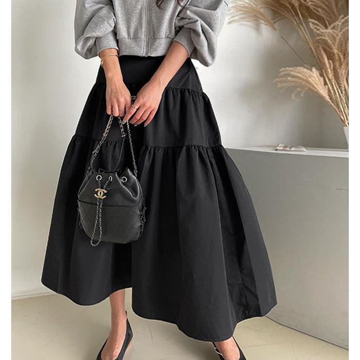 マキシスカート【韓国ファッション】【春夏新商品】 | Doula Doula | 詳細画像5 