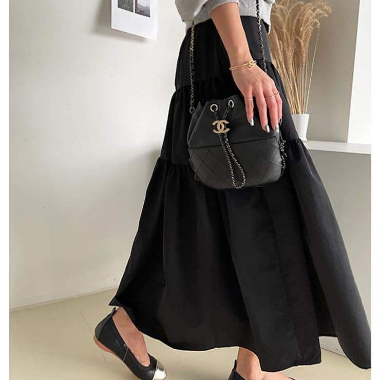 マキシスカート【韓国ファッション】【春夏新商品】 | Doula Doula | 詳細画像7 