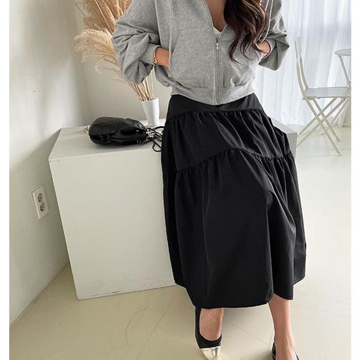 マキシスカート【韓国ファッション】【春夏新商品】 | Doula Doula | 詳細画像8 