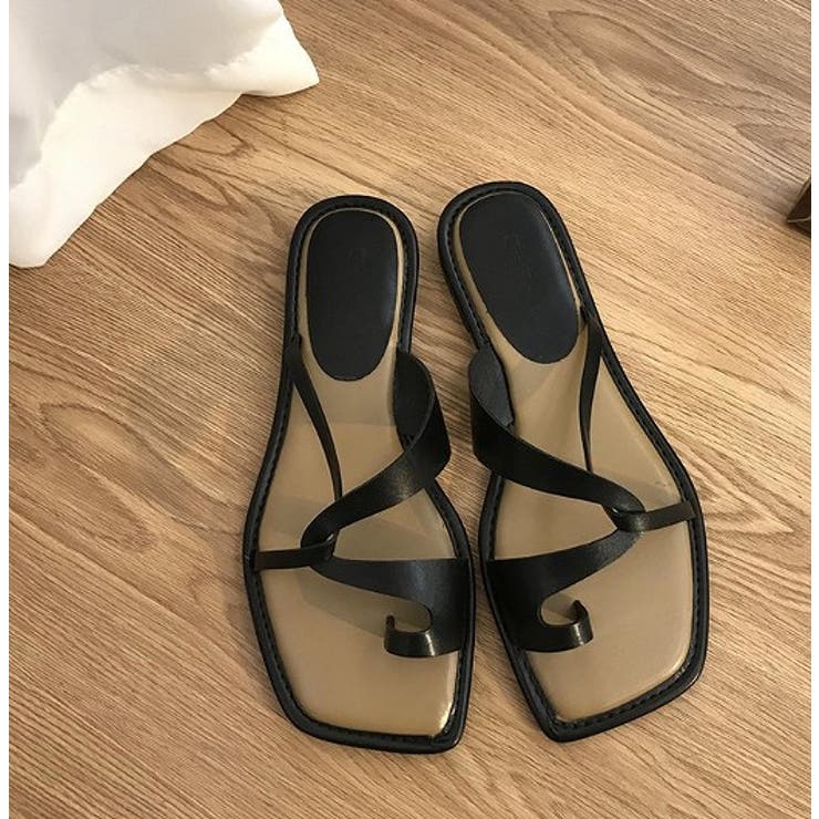 フラットサンダル【韓国ファッション】【春夏新商品】 | Doula Doula | 詳細画像1 