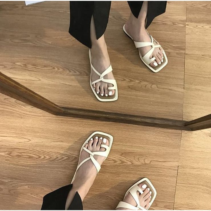 フラットサンダル【韓国ファッション】【春夏新商品】 | Doula Doula | 詳細画像5 