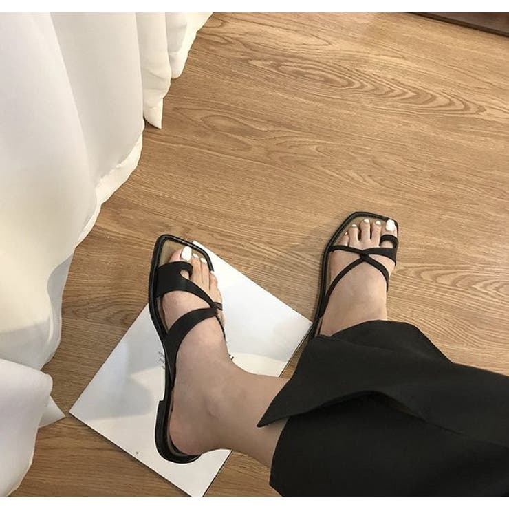 フラットサンダル【韓国ファッション】【春夏新商品】 | Doula Doula | 詳細画像9 