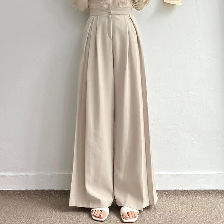 ベージュ | チノパンツ【韓国ファッション】 | Doula Doula