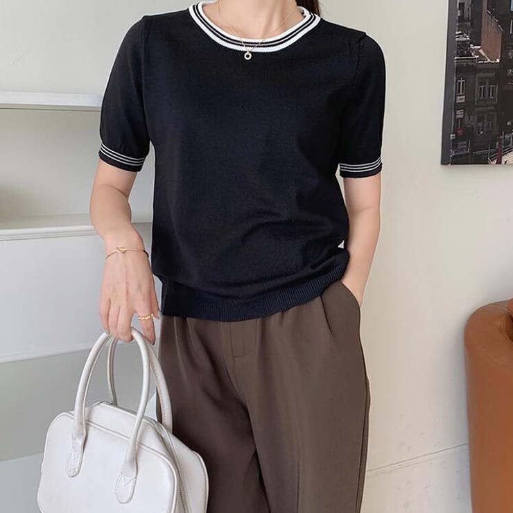 ブラック | ニット・セーター【韓国ファッション】 | Doula Doula