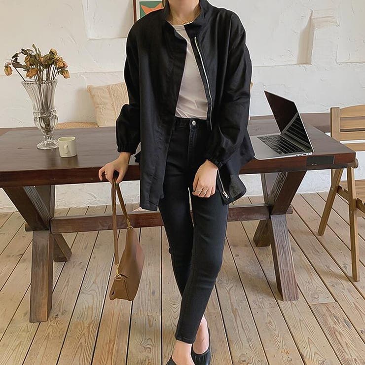 ノーカラージャケット【韓国ファッション】 | Doula Doula | 詳細画像2 