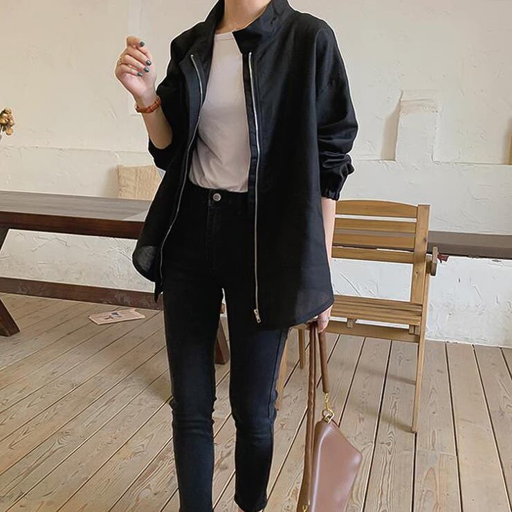 ノーカラージャケット【韓国ファッション】 | Doula Doula | 詳細画像3 