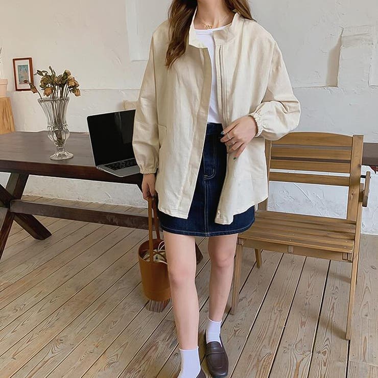 ノーカラージャケット【韓国ファッション】 | Doula Doula | 詳細画像7 