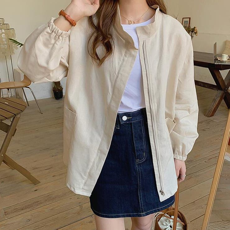 ノーカラージャケット【韓国ファッション】 | Doula Doula | 詳細画像8 