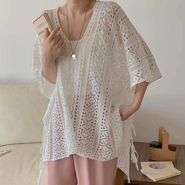 ホワイト | ニット・セーター【韓国ファッション】 | Doula Doula