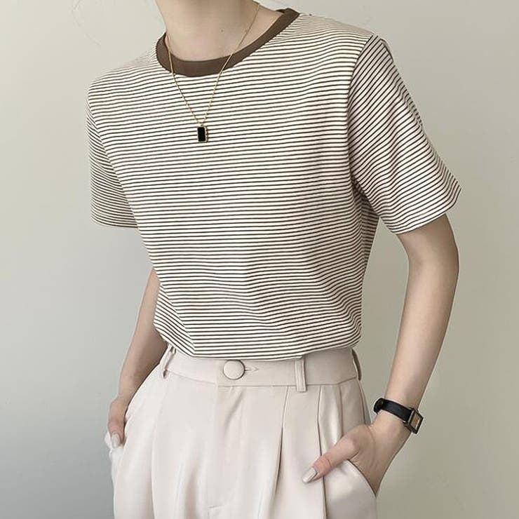 ベージュ | Ｔシャツ【韓国ファッション】 | Doula Doula