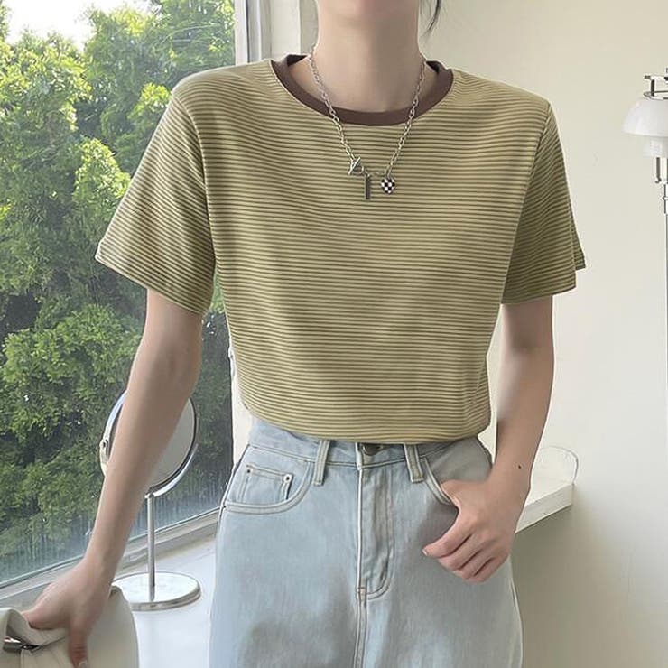 イエロー | Ｔシャツ【韓国ファッション】 | Doula Doula