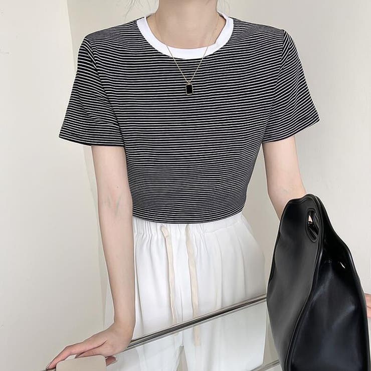 ブラック | Ｔシャツ【韓国ファッション】 | Doula Doula
