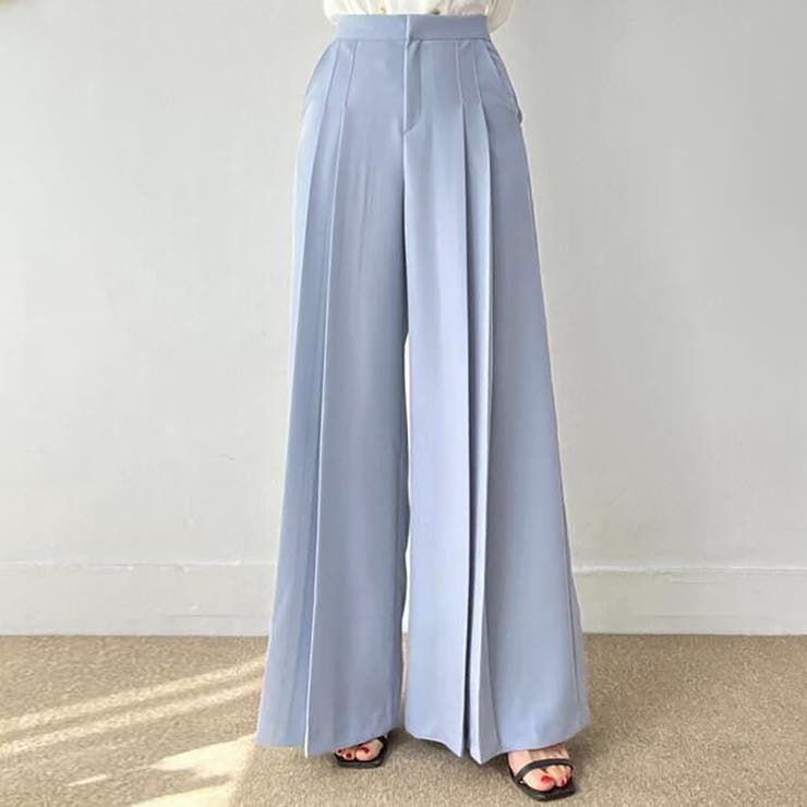 ブルー | フレアパンツ【韓国ファッション】 | Doula Doula