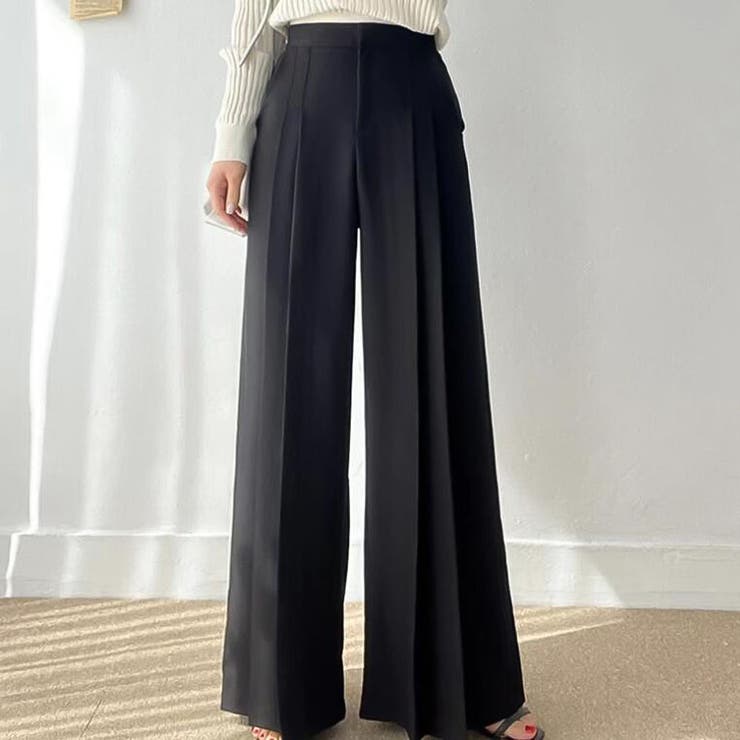 ブラック | フレアパンツ【韓国ファッション】 | Doula Doula