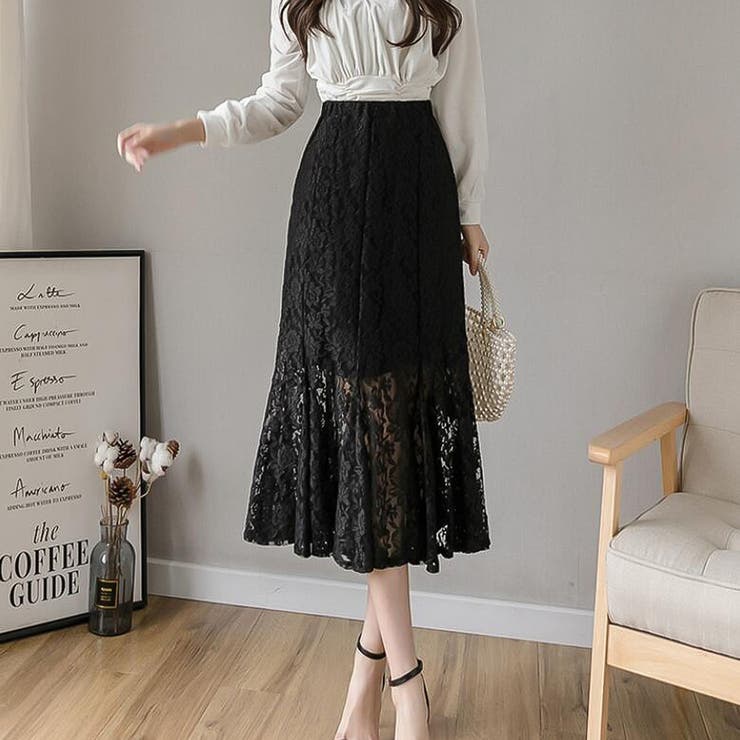 ひざ丈スカート【韓国ファッション】 | Doula Doula | 詳細画像3 