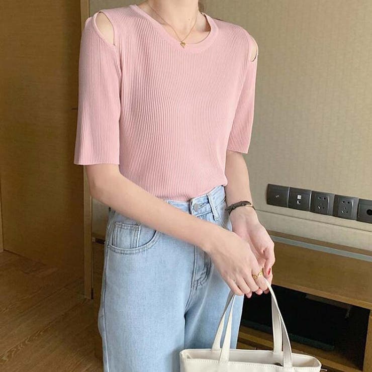 ショルダースリットニット【韓国ファッション】 | Doula Doula | 詳細画像14 