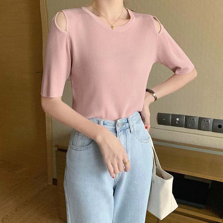 ショルダースリットニット【韓国ファッション】 | Doula Doula | 詳細画像15 