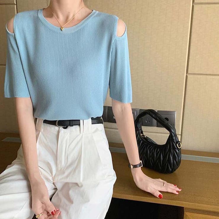 ショルダースリットニット【韓国ファッション】 | Doula Doula | 詳細画像22 