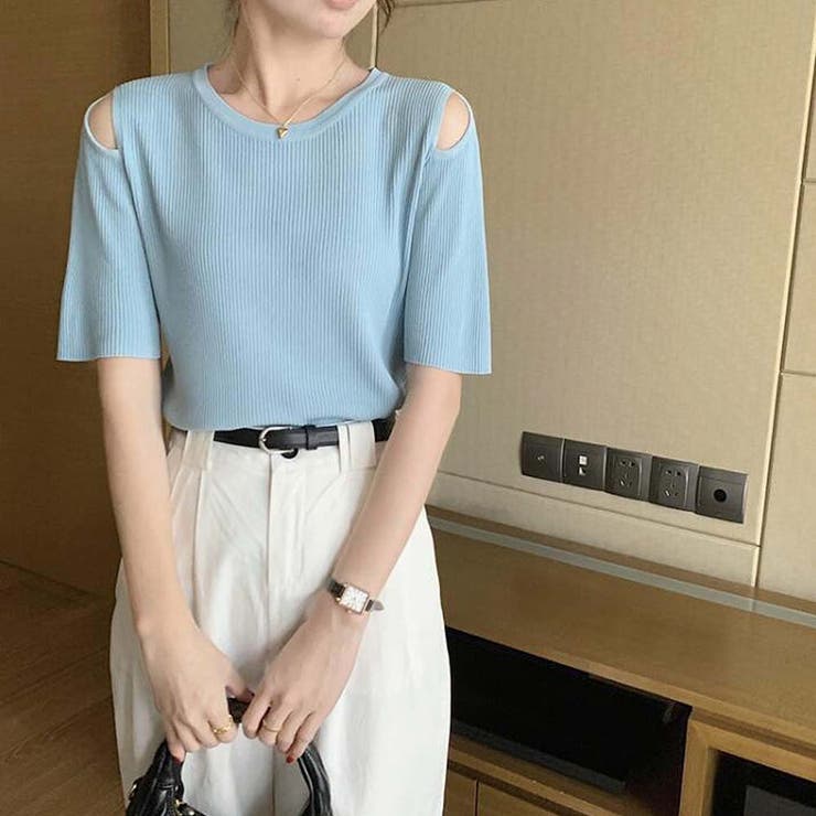 ショルダースリットニット【韓国ファッション】 | Doula Doula | 詳細画像24 