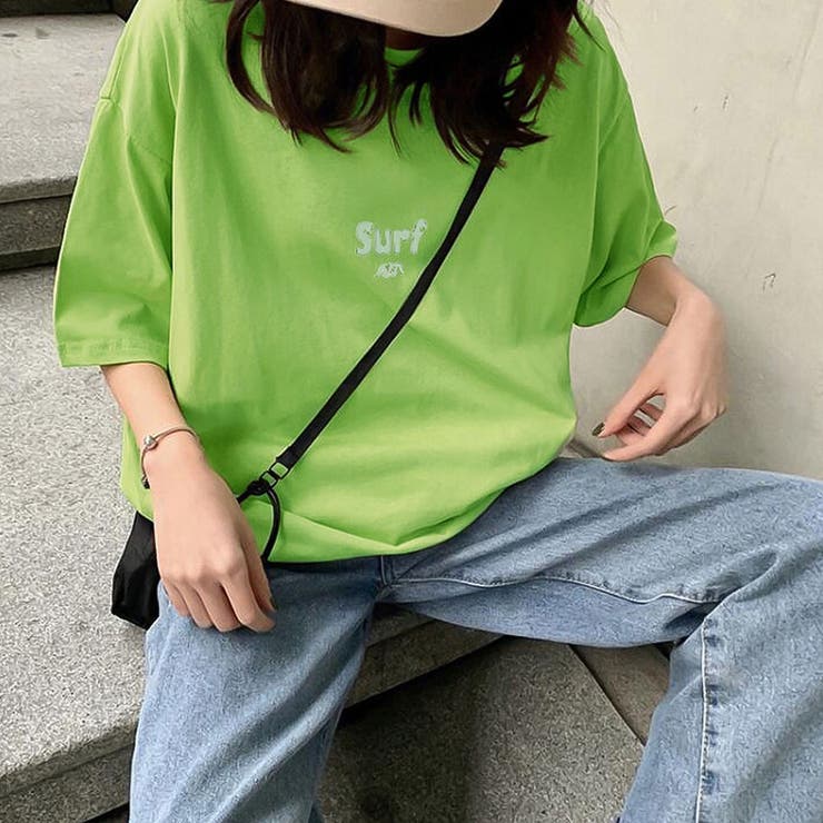 ワンポイントロゴＴシャツ【韓国ファッション】 | Doula Doula | 詳細画像2 