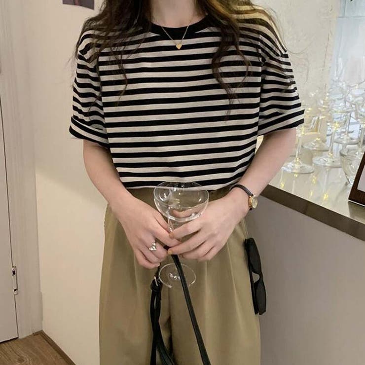 ボーダーＴシャツ【韓国ファッション】 | Doula Doula | 詳細画像4 
