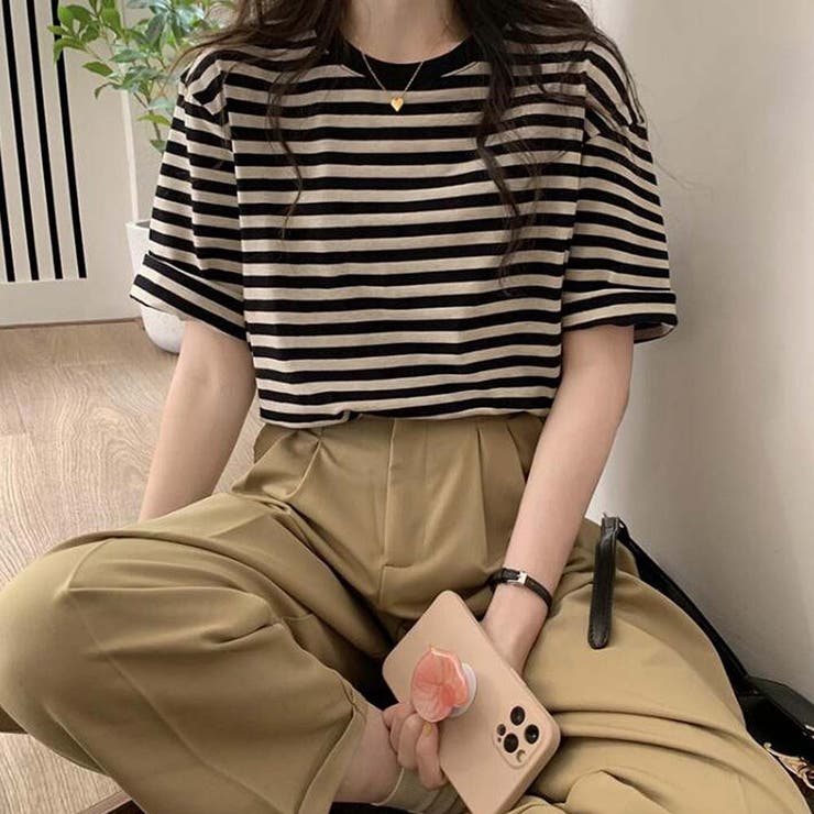 ボーダーＴシャツ【韓国ファッション】 | Doula Doula | 詳細画像5 