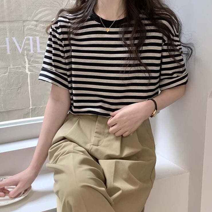 ボーダーＴシャツ【韓国ファッション】 | Doula Doula | 詳細画像6 