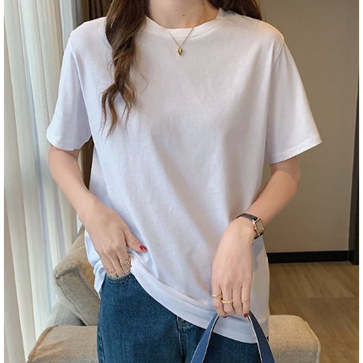 ホワイト | Ｔシャツ【韓国ファッション】 | Doula Doula