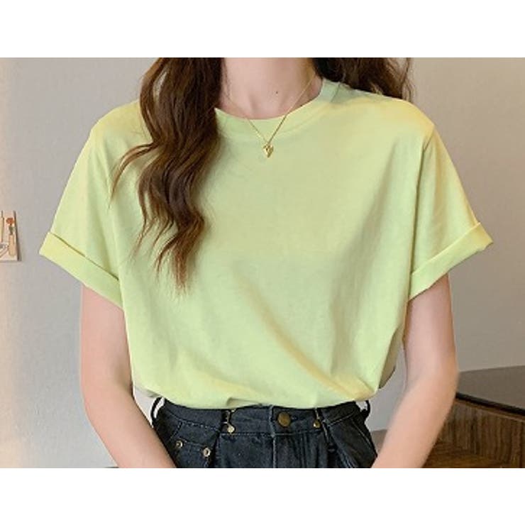 イエロー | Ｔシャツ【韓国ファッション】 | Doula Doula