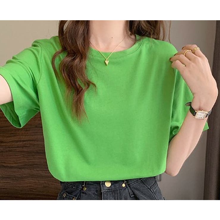 グリーン | Ｔシャツ【韓国ファッション】 | Doula Doula