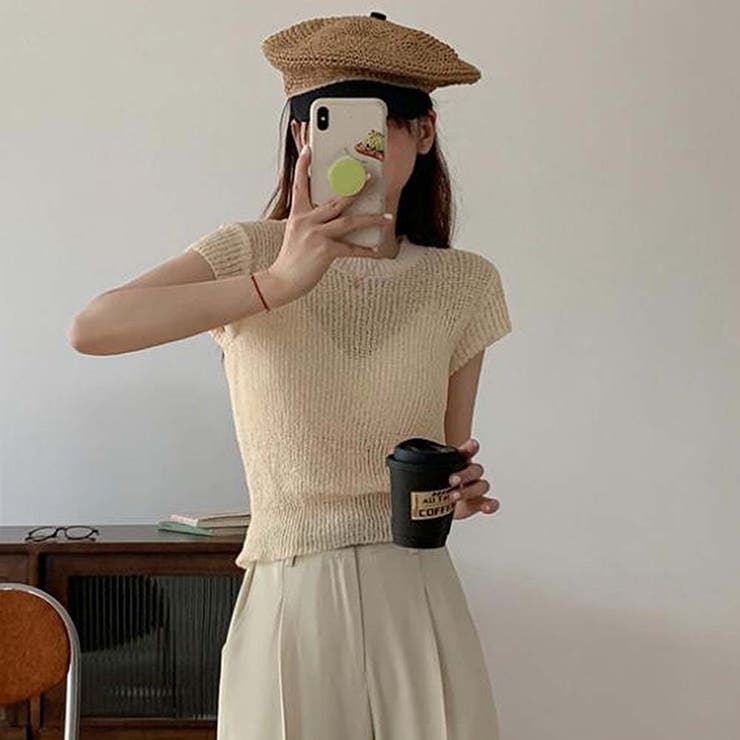 半袖サマーニット【韓国ファッション】 | Doula Doula | 詳細画像7 