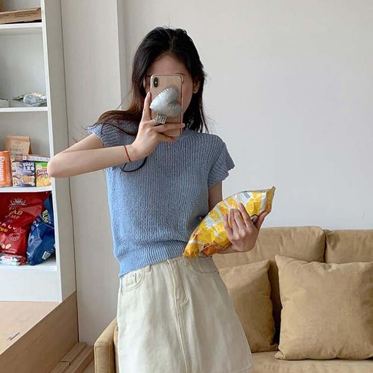 半袖サマーニット【韓国ファッション】 | Doula Doula | 詳細画像15 