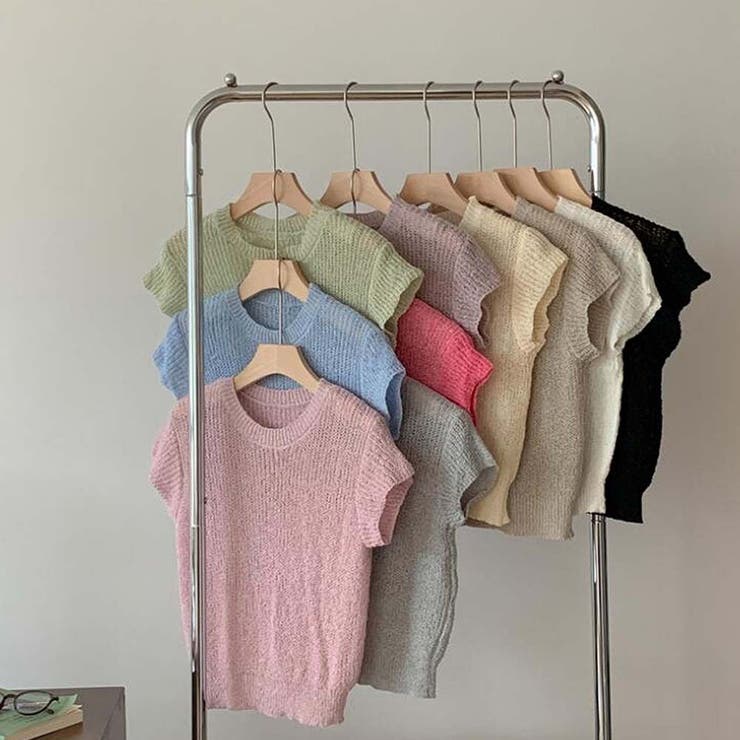 半袖サマーニット【韓国ファッション】 | Doula Doula | 詳細画像21 