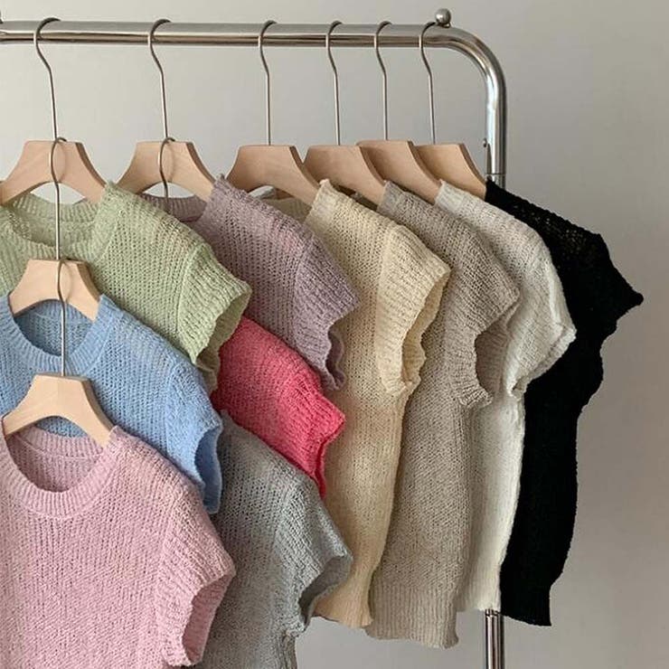 半袖サマーニット【韓国ファッション】 | Doula Doula | 詳細画像22 