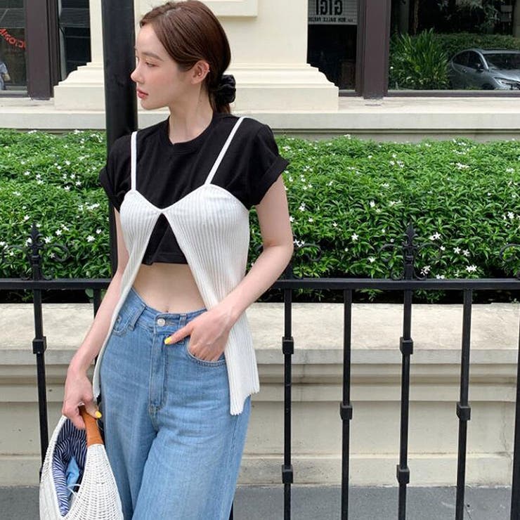 ホワイト | Ｔシャツ【韓国ファッション】 | Doula Doula