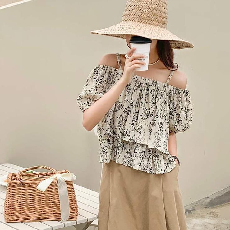 ベージュ | ブラウス【韓国ファッション】 | Doula Doula