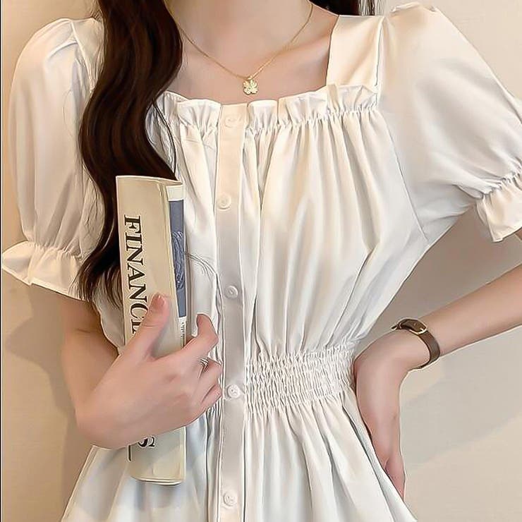 ギャザーブラウス【韓国ファッション】 | Doula Doula | 詳細画像2 