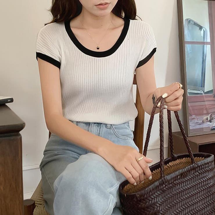 ホワイト | ニット・セーター【韓国ファッション】 | Doula Doula