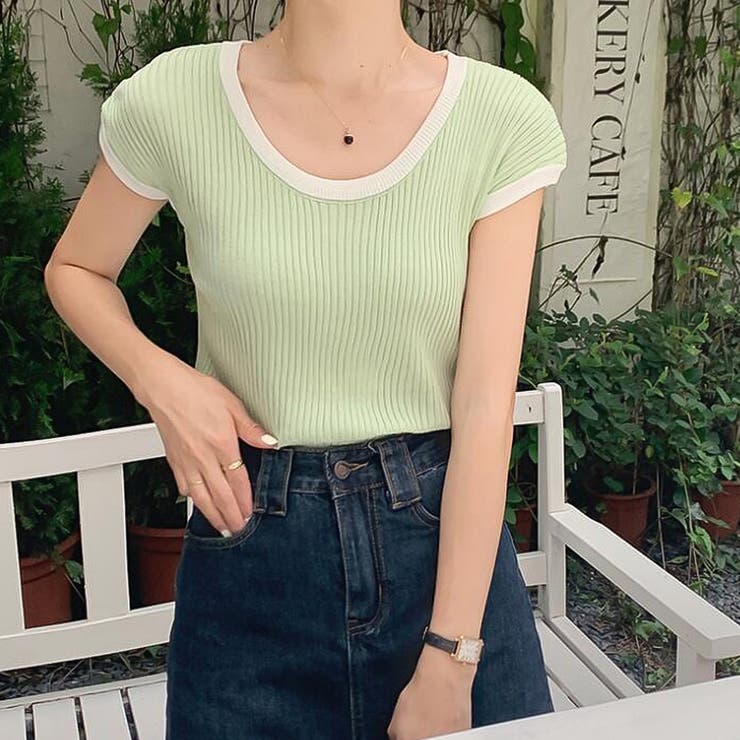 グリーン | ニット・セーター【韓国ファッション】 | Doula Doula