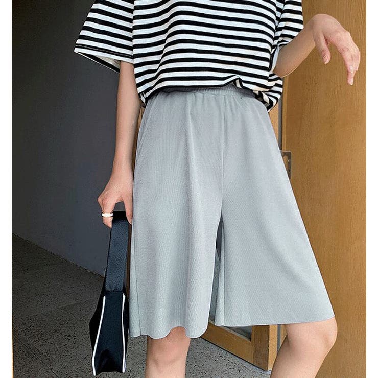 ライトグレー | ハーフパンツ【韓国ファッション】 | Doula Doula