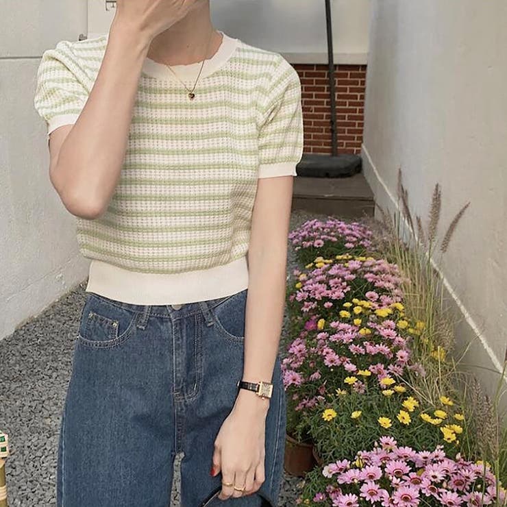 ライトグリーン | ニット・セーター【韓国ファッション】 | Doula Doula