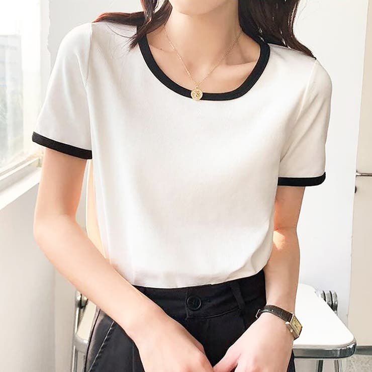 ホワイト | Ｔシャツ【韓国ファッション】 | Doula Doula