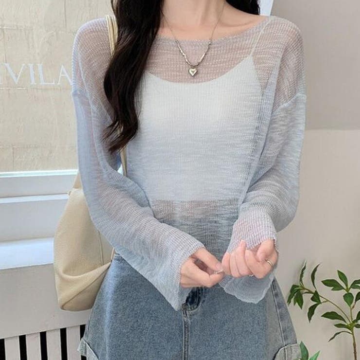 ブルー | ニット・セーター【韓国ファッション】 | Doula Doula