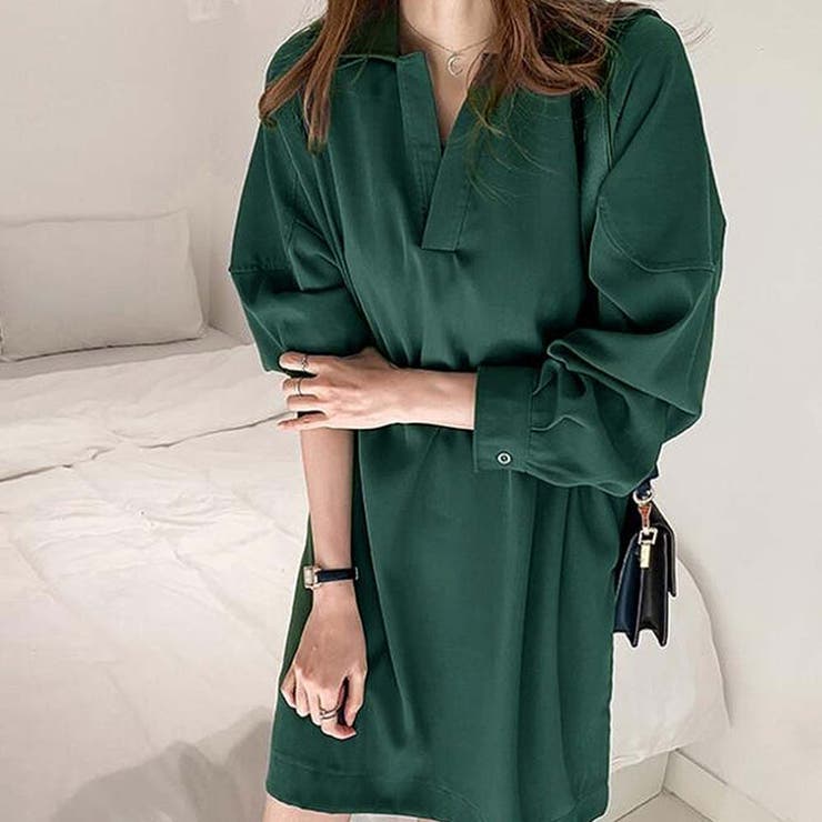 シャツワンピース【韓国ファッション】 | Doula Doula | 詳細画像8 